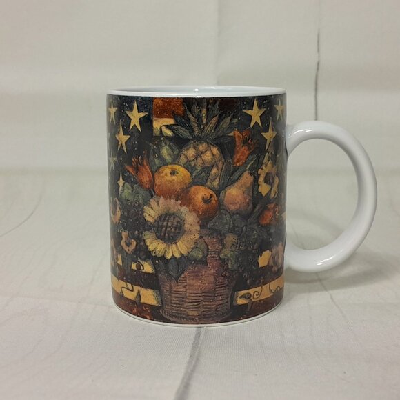 Land And Wise Mug Coffee Cup 2003 Above The Fruited Plain SW#39 Susan Winget Art - Picture 1 of 10